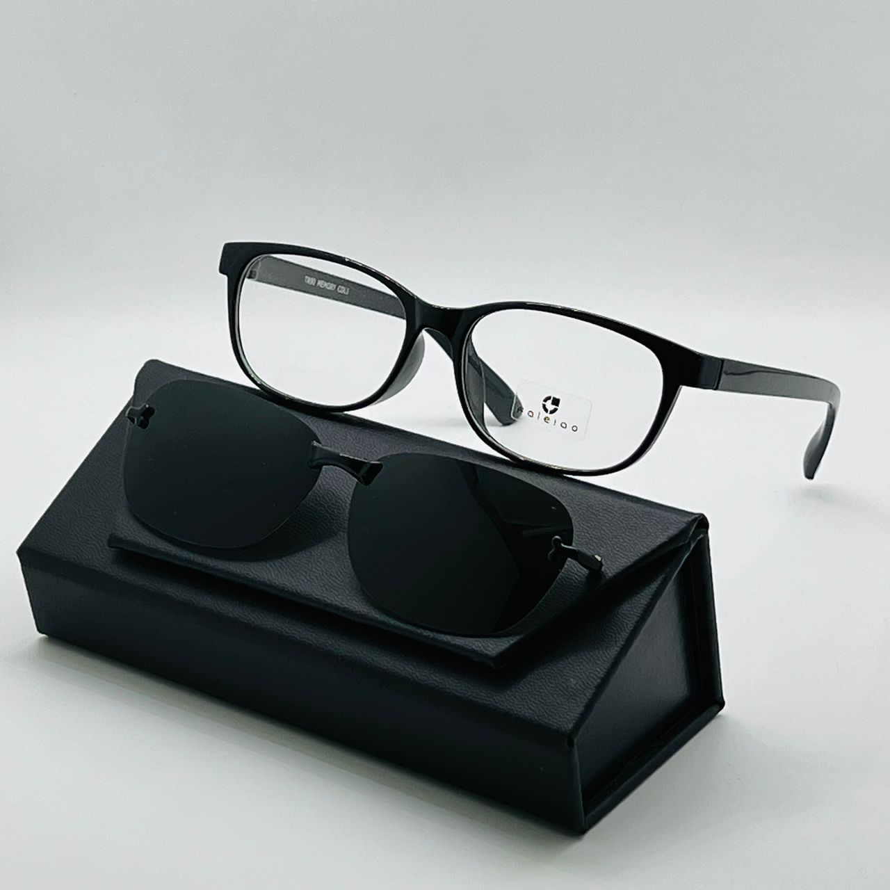 فریم طبی با کاور آفتابی پلاریزه